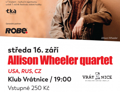 Allison Wheeler quartet 16. září ve Vrátnici