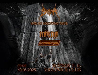 Ve Vrátnici zaburácí metal: Besna (SK), Märno (UH), Coldbreed (ValMez)