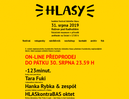 Hudební festival Hlasy potřetí na rožnovské Stráni