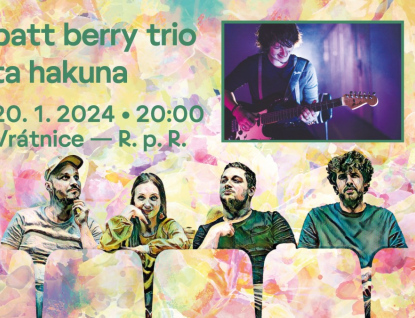 Sobota ve Vrátnici: Patt Berry Trio a Ta Hakuna