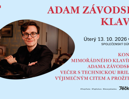 Koncert klavíristy Závodského ve Společenském domě