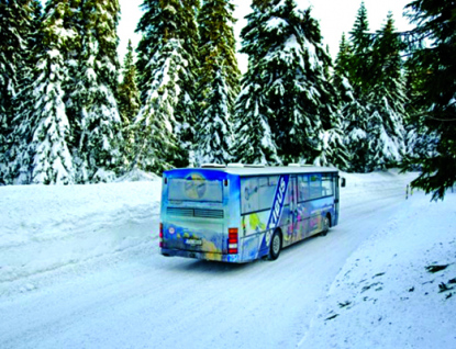 Na úspěšný letní cyklobus navazuje zimní skibus do Beskyd