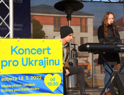 Benefiční koncert pro Ukrajinu vynesl skoro 40 tisíc. Poputují na transparentní účet města 