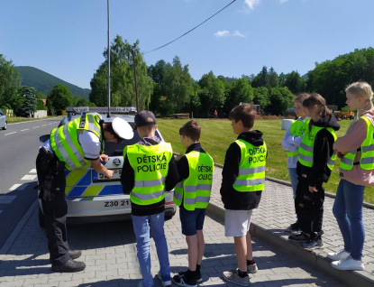 Dětská dopravní policie v Rožnově
