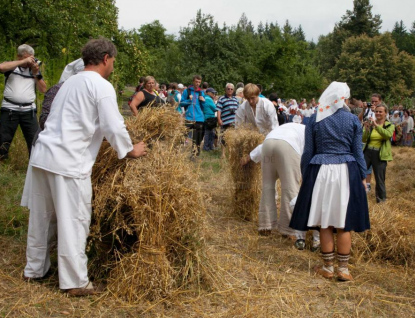 Dožínky ve Valašském muzeu v přírodě