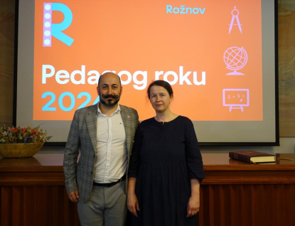 Pedagogem roku se stala Olga Gardašová z Gymnázia Rožnov p. R.