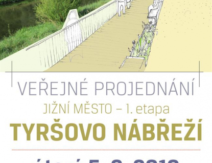 Rožnovská radnice zve na veřejné projednání úprav Tyršova nábřeží