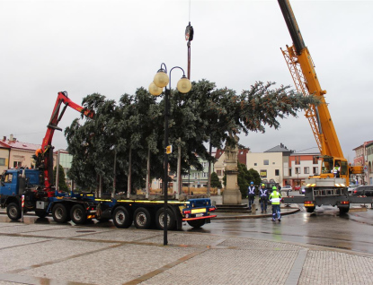 Masarykovo náměstí ozdobí vánoční strom a betlém