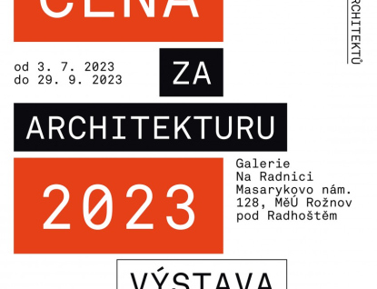 Česká cena za architekturu 2023. Výstava nominovaných děl.