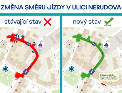 V centru Rožnova bude změněn směr dopravního provozu