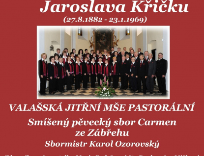 Koncert pro skladatele Jaroslava Křičku  ve Zvonici na Soláni