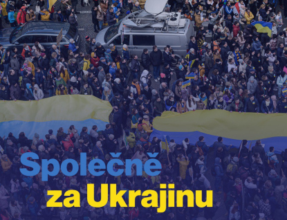 Milion chvilek pořádá na Staroměstském náměstí Shromáždění Společně za Ukrajinu