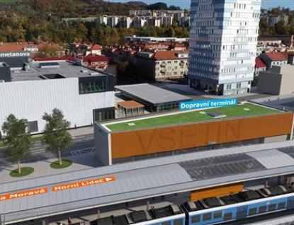 Evropská unie podpořila rekonstrukci vsetínského vlakového nádraží 2 miliardami