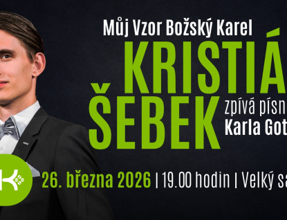 Vsetín zažije vzpomínkový koncert na Karla Gotta v podání Kristiána Šebka