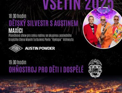 Silvestr ve Vsetíně zpestří Maxíci a ohňostroj