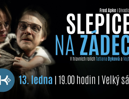 Manželé Dykovi poprvé společně na Vsetíně s groteskou Slepice na zádech