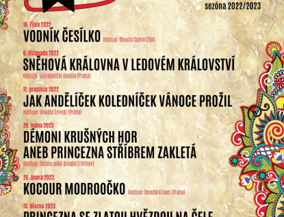 Novou sezónu cyklu Divadlo dětem zahájí pohádka Vodník Česílko