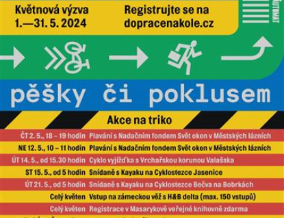 Výzva Do práce na kole odtajnila akce na triko