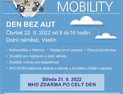 Evropský týden mobility opět nabídne i MHD zdarma