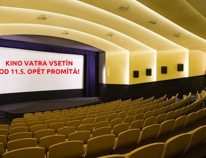 Kino Vatra obnoví provoz 11. května, do té doby promítá on-line