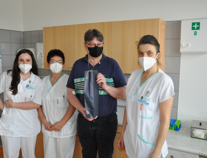 Ve vsetínské nemocnici přivítali jubilejního dárce a vyzývají další zájemce