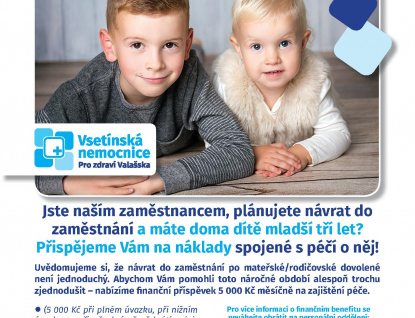 Nový benefit pro nové i stávající zaměstnance  