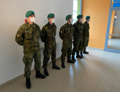 Armáda ČR opět pomáhá ve Vsetínské nemocnici