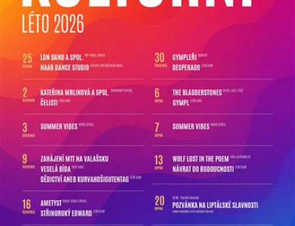 Novinky Vsetínského kulturního léta 2026: kromě koncertů a kina i elektronická hudba a sportovní exhibice