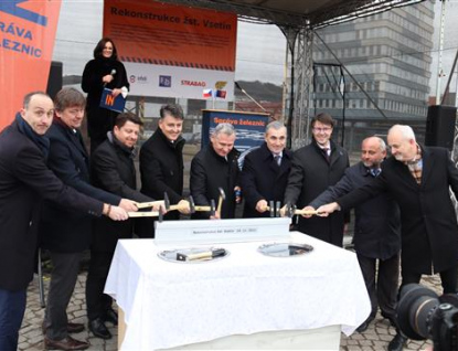 Rekonstrukce vlakového nádraží ve Vsetíně byla slavnostně zahájena