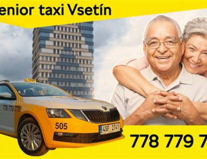 500 jízd za měsíc absolvují Vsetíňané se senior taxi