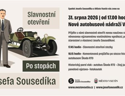 Vsetín otevře unikátní stezku věnovanou Josefu Sousedíkovi