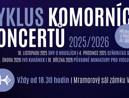 Novou sezonu komorního cyklu zahájí Jaroslav Svěcený