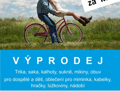 Dobročinný obchůdek Darovánek pořádá výprodej