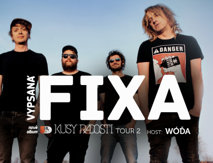 Vypsaná Fixa se na turné Kusy radosti tour 2 zastaví i ve ValMezu
