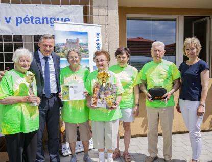 Rožnovští senioři zvítězili v krajském kole pétanque