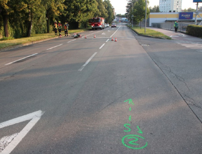 Dvě nehody motorkářů. Oba skončili v nemocnici 