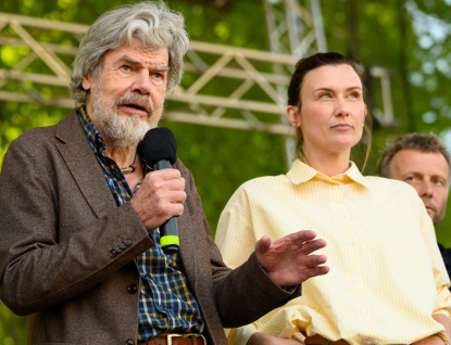 Zlín navštívil legendární horolezec Reinhold Messner