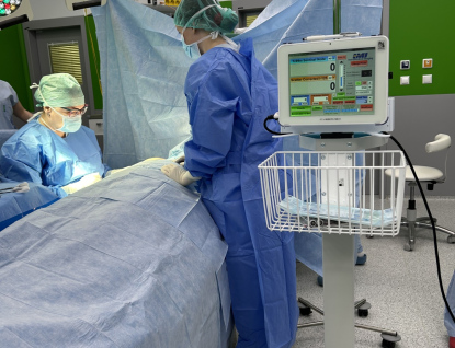 Chirurgické oddělení Uherskohradišťské nemocnice používá špičkový přístroj pro detekci sentinelové uzliny u rakoviny prsu