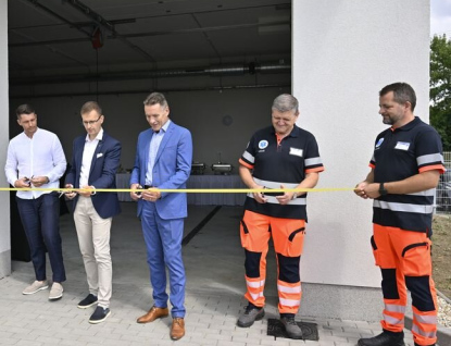 Zdravotnická záchranná služba Zlínského kraje dokončila rozšíření základny v Uherském Hradišti