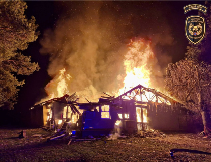 Bažantnici v Boršicích hasilo devět jednotek