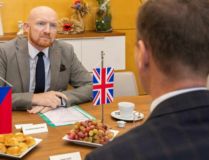 Britský velvyslanec navštívil  Zlínský kraj 