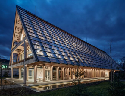 Hlavní cenu soutěže Grand Prix architektů 2023 získalo sídlo společnosti Kloboucká Lesní