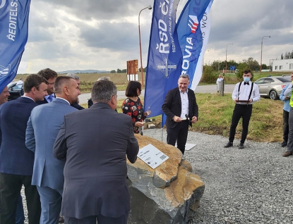 U Starého Města byla slavnostně zahájena stavba dalšího úseku dálnice D55