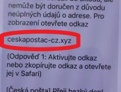 Dávejte si pozor na falešná upozornění přepravců zásilek. Žena ze Zlína přišla o 37 tisíc  