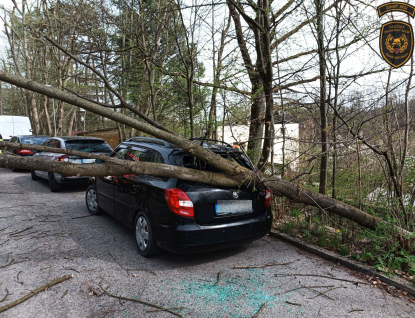 Hasiče zaměstnal silný vítr. Nejvíce zásahů měli na Velikonoční pondělí