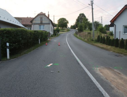 Motocyklista havaroval s téměř třemi promile