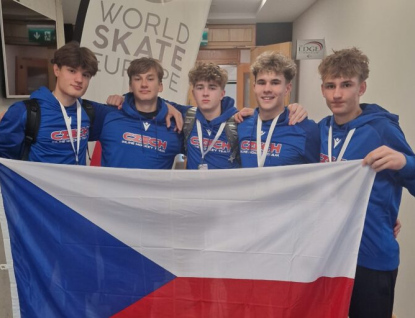 Bravo Češi, bravo Zlíňané. Výrazný podpis na evropském zlatu v inline hokeji