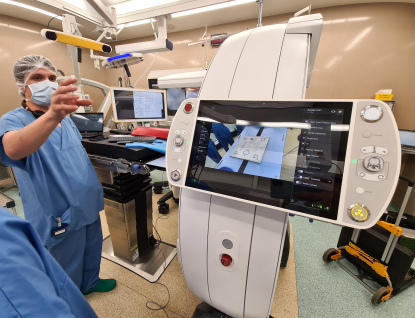 Neurochirurgie KNTB má k dispozici unikátní 3D RTG zobrazovací systém, jediný svého druhu v ČR