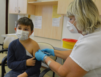 Očkovací centrum Uherskohradišťské nemocnice spustilo vakcinaci pro děti 5-11 let