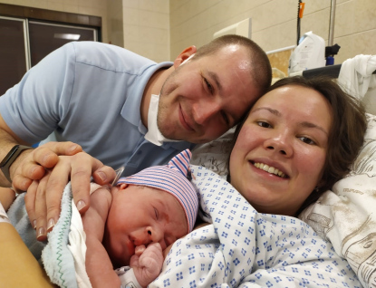 Prvním letošním novorozencem v nemocnicích Zlínského kraje je Ela narozená v Kroměříži